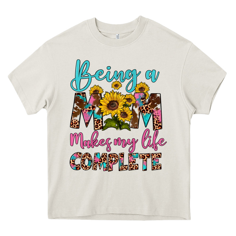 Being A Mom Makes My Life Complete Heavy Core Tee by Artiststas | Teevron