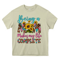 Mossy being a mom makes my life complete Heavy Core Tee - Artiststas