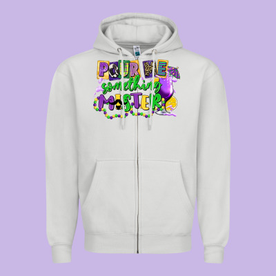 Pour Me Something Mister Zipper Hoodie Designed By Cowgirlartshop