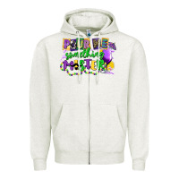 Oatmeal Heather pour me something mister Zipper Hoodie - CowGirlArtShop