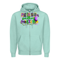 Seafoam pour me something mister Zipper Hoodie - CowGirlArtShop