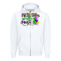 White pour me something mister Zipper Hoodie - CowGirlArtShop