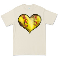 Bone softball heart Premium Tee - LillyAllenDesigns