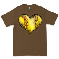 Cacao softball heart Premium Tee - LillyAllenDesigns