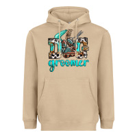 Mushroom western dog groomer Heavyweight Hoodie - OliviaCreatesArt