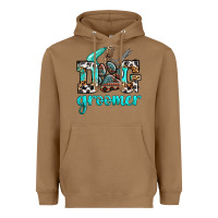 Toasted Coconut western dog groomer Heavyweight Hoodie - OliviaCreatesArt
