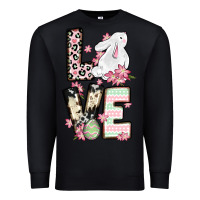 Black Love Easter bunny Premium Sweatshirt - OliviaCreatesArt