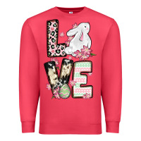 Cardinal Love Easter bunny Premium Sweatshirt - OliviaCreatesArt