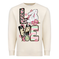 Sandshell Love Easter bunny Premium Sweatshirt - OliviaCreatesArt