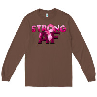 Chestnut strong af breast cancer Long Sleeve Tee - BarkalooDesign