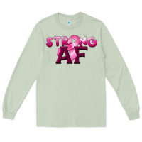 Matcha strong af breast cancer Long Sleeve Tee - BarkalooDesign