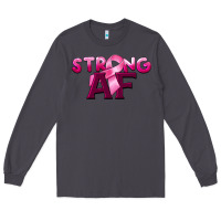 Smoke strong af breast cancer Long Sleeve Tee - BarkalooDesign