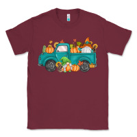 Burgundy fall gnomes truck Classic Tee - MaliasSmallBusiness