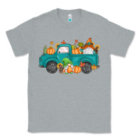 Heather Grey fall gnomes truck Classic Tee - MaliasSmallBusiness