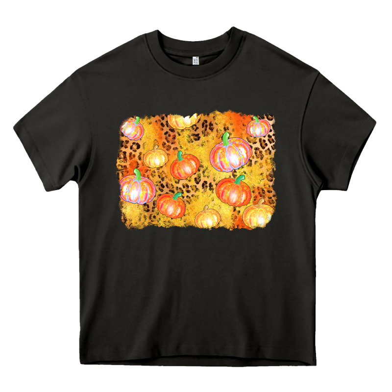 Fall Pumpkin Background Heavy Core Tee by AdoDesignShop | Teevron