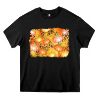 Black fall pumpkin background Heavy Core Tee - AdoDesignShop