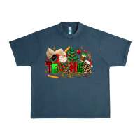 Midnight Navy christmas  teacher Urban Heavy Tee - MaliasSmallBusiness