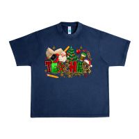 Navy christmas  teacher Urban Heavy Tee - MaliasSmallBusiness