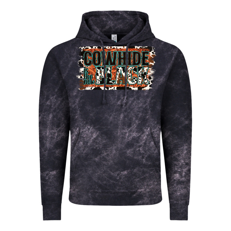 Cowhide Is The New Black Vintage Hoodie by Jasminsmagicworld | Teevron