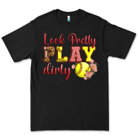Black Look Pretty Play Dirty Premium Tee - LillyAllenDesigns