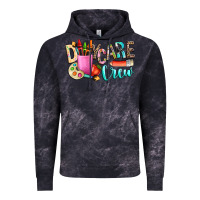Cloud Black daycare crew Vintage Hoodie - NancyCooperArtShop