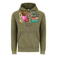 Vintage Olive daycare crew Vintage Hoodie - NancyCooperArtShop