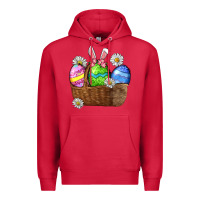 Cardinal Easter eggs  Easter Day Premium Hoodie - CowGirlArtShop