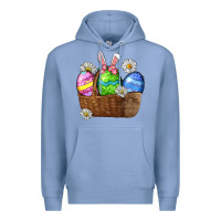 Colony Blue Easter eggs  Easter Day Premium Hoodie - CowGirlArtShop