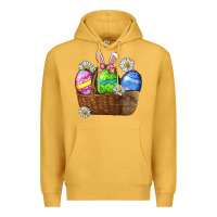 Mustard Easter eggs  Easter Day Premium Hoodie - CowGirlArtShop