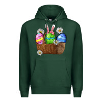 Sports Green Easter eggs  Easter Day Premium Hoodie - CowGirlArtShop