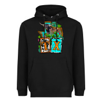 Black tx texas Heavyweight Hoodie - OliviaCreatesArt