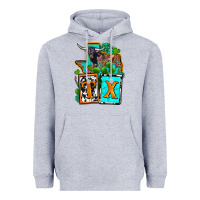 Heather Grey tx texas Heavyweight Hoodie - OliviaCreatesArt