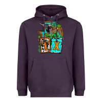 Plum tx texas Heavyweight Hoodie - OliviaCreatesArt