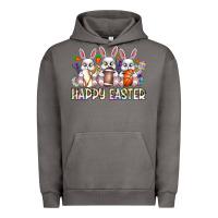 Pigment Tornado Happy Easter Spot Rabbit Urban Hoodie - CowhideDigitalArt