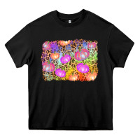 Black colourful pumpkin background Heavy Core Tee - AdoDesignShop