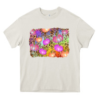 Cream colourful pumpkin background Heavy Core Tee - AdoDesignShop