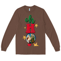 Chestnut oh holy night Long Sleeve Tee - BarkalooDesign