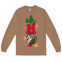 Toasted Coconut oh holy night Long Sleeve Tee - BarkalooDesign