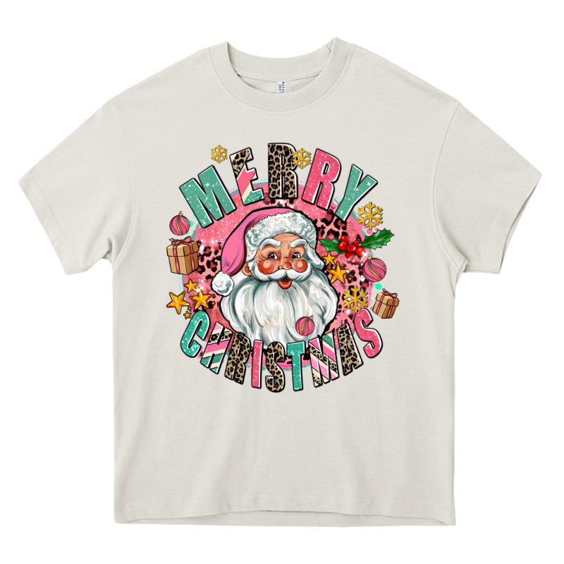 Merry Christmas Santa Heavy Core Tee by AdoDesignShop | Teevron
