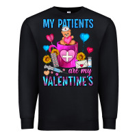 Black My Patients Are My Valentine Coffee Mug Premium Sweatshirt - FaDigitalArtStudio