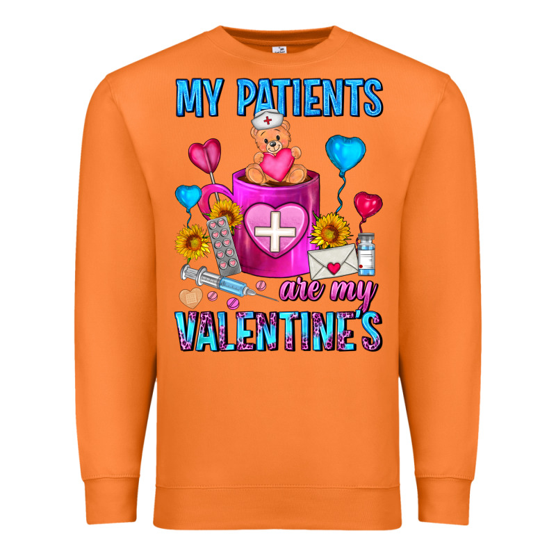 My Patients Are My Valentine Coffee Mug Premium Sweatshirt by FaDigitalArtStudio | Teevron