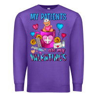 Purple My Patients Are My Valentine Coffee Mug Premium Sweatshirt - FaDigitalArtStudio