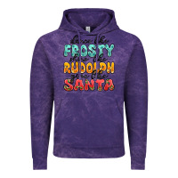 Cloud Purple dance like frosty shine like rudolph give like san Vintage Hoodie - MaliasSmallBusiness