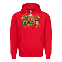 Red cinco de mayo bus driver Zipper Hoodie - CowGirlArtShop