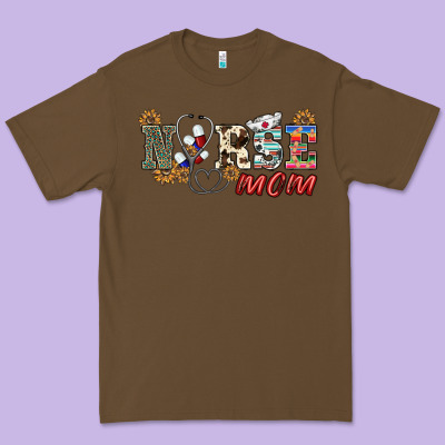 Western Nurse Mom Premium Tee Designed By Barkaloodesign