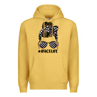 Antique Gold race life Premium Hoodie - JahusDesignShop