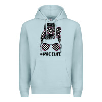 Blue Mist race life Premium Hoodie - JahusDesignShop
