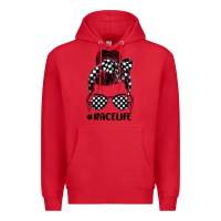 Red race life Premium Hoodie - JahusDesignShop