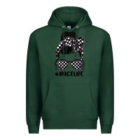 Sports Green race life Premium Hoodie - JahusDesignShop
