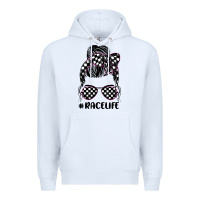 White race life Premium Hoodie - JahusDesignShop
